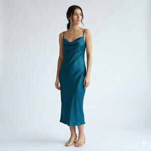 *xxxiticat Blue Satin Ship Dress